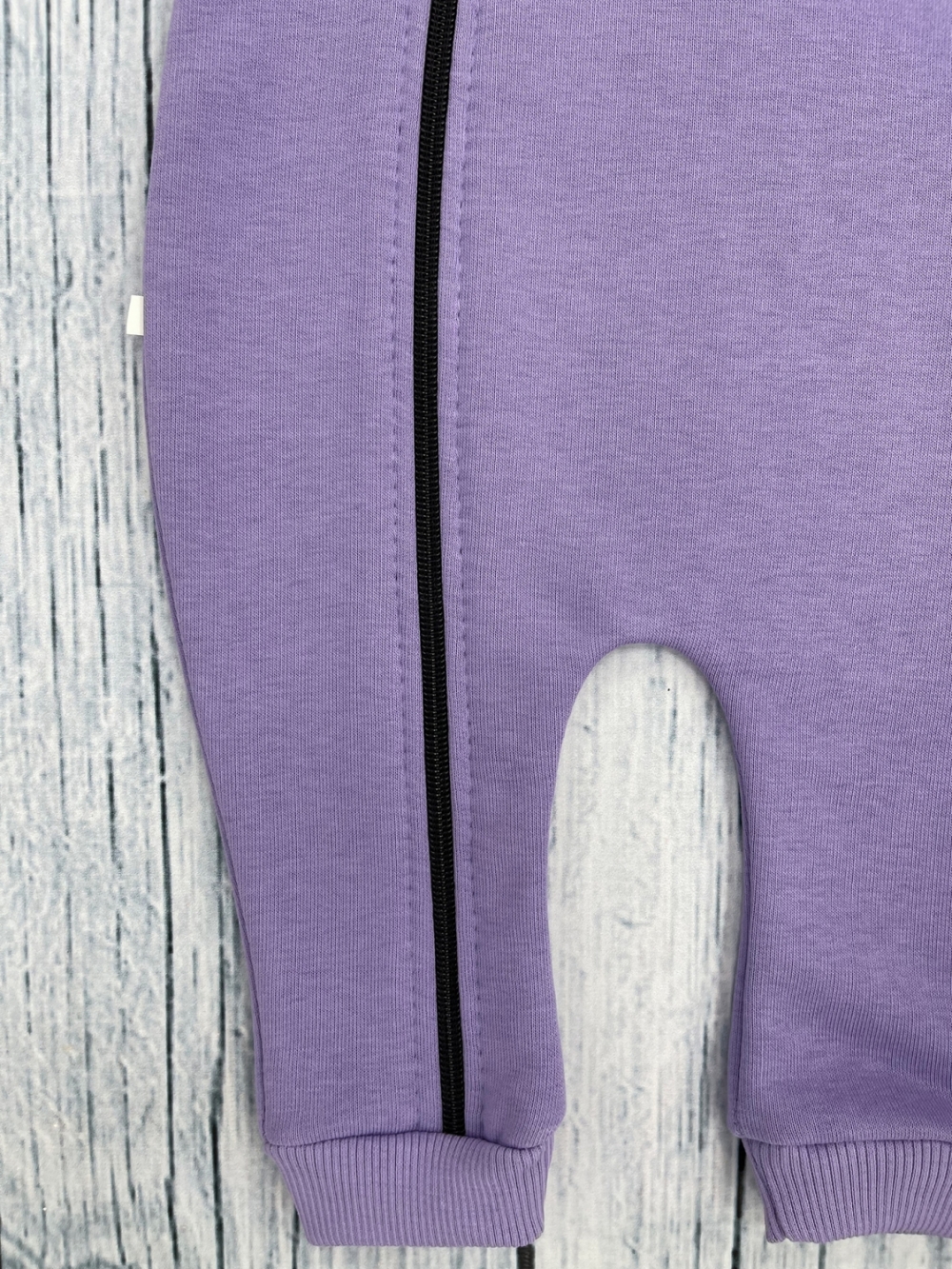 315-Л. Комбинезон с капюшоном, хлопок 65%, 35% ПЭ, 3-х нитка без начеса + интерлок 62,68,74,80