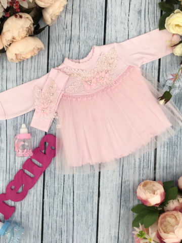 Купить оптом 160-ДР. Платье с повязкой на голову,хлопок 100 % интерлок 74,80,86 в Златоусте