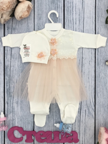 Купить оптом 203. Комбинезон ясельный с шапкой,100% хлопок интерлок в Златоусте