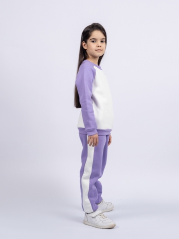 314-Л Свитшот + Штаны, лиловый, хлопок 65%, 35% ПЭ, футер 3-х нитка (начес) 80,86,92